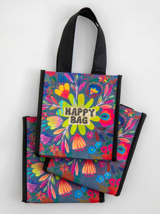 Small Happy Bag- Yellow Flower