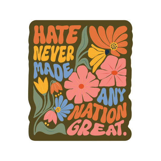 Community Strength Hope Together High Quality Vinyl Sticker