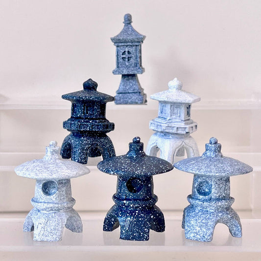 Zen Garden Statues Miniature House Figurines-6