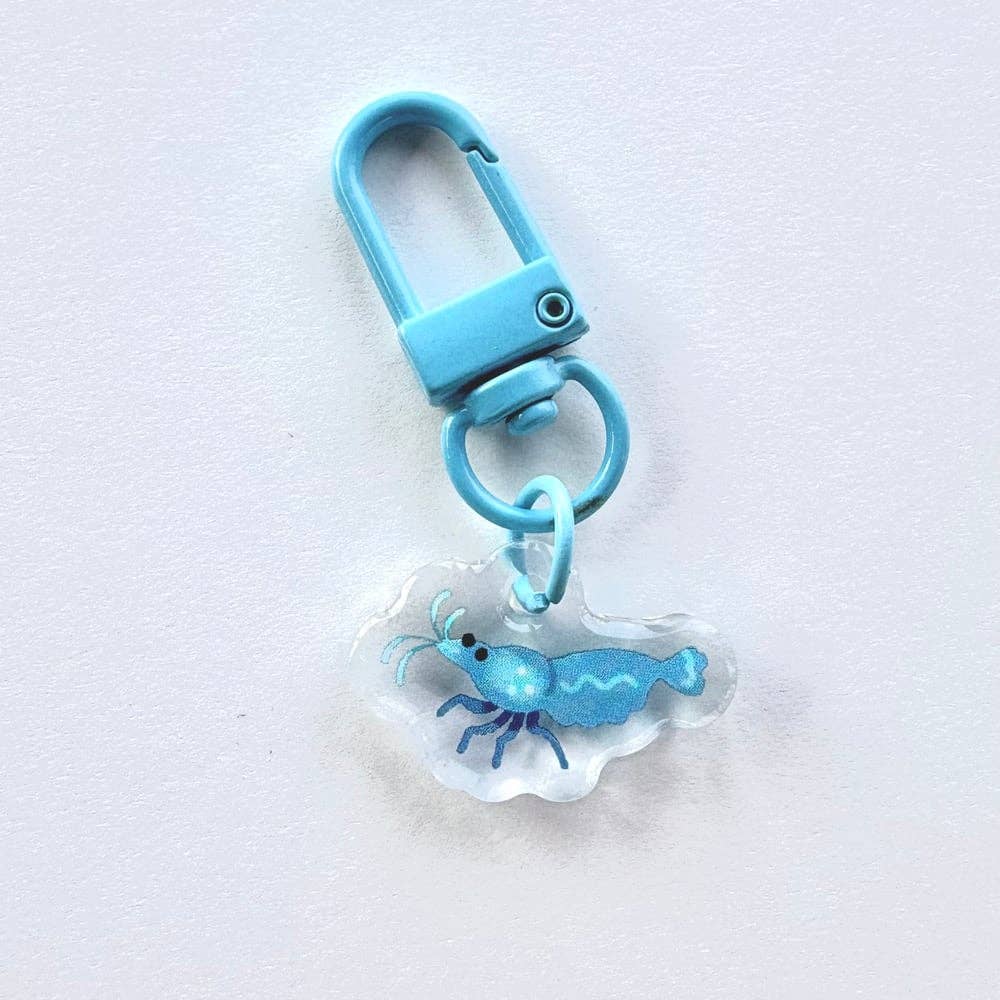 Miniature Shrimp 1” Acrylic Charms