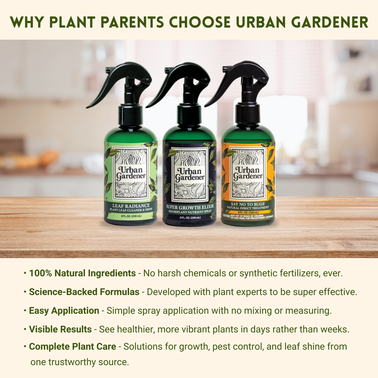 Super Growth Elixir - Natural Houseplant Nutrient Spray