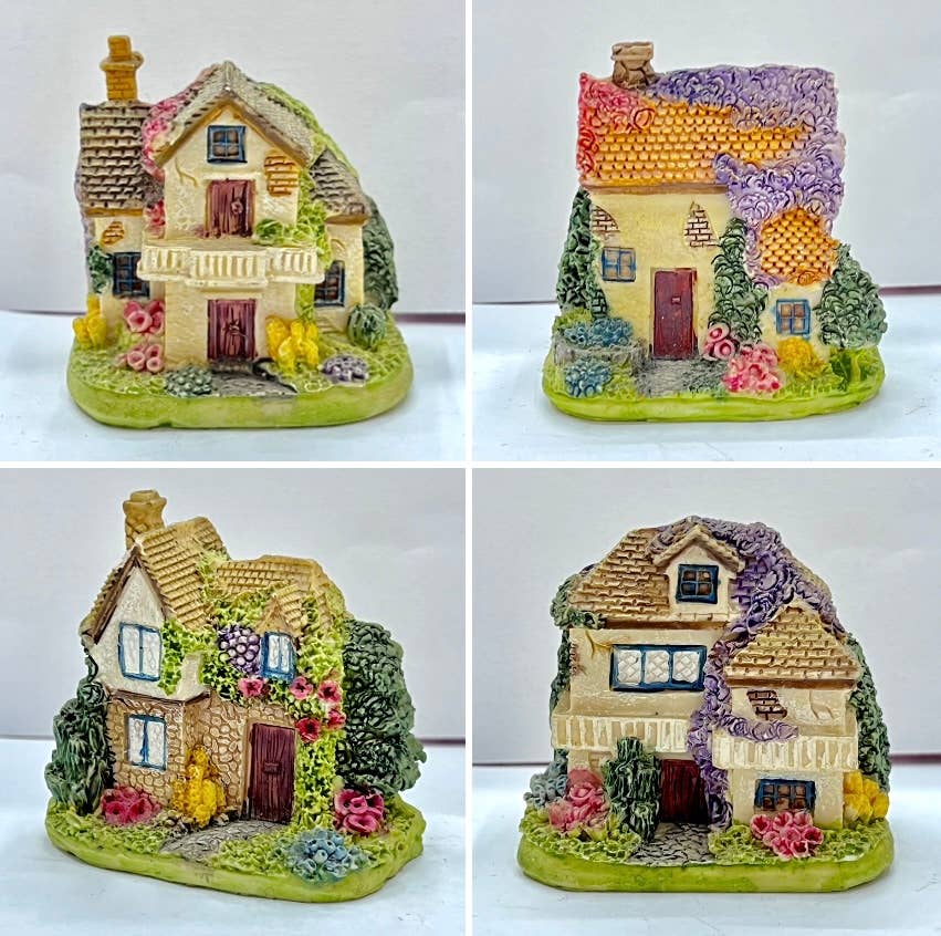 Garden Miniature House Figurines-4