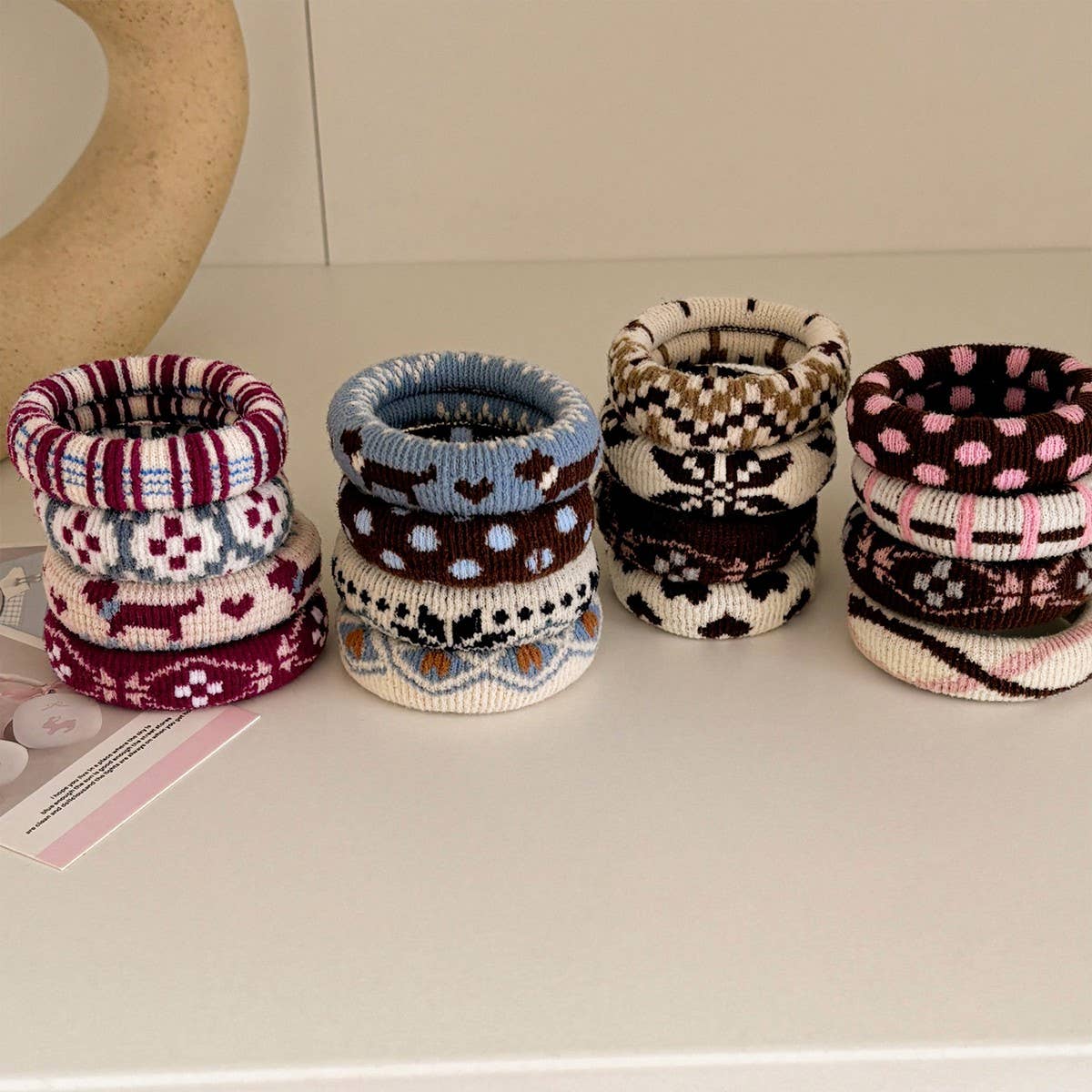 Polka Dot Bow Shell Hair Claw Elegant Clip_CWAHA07888