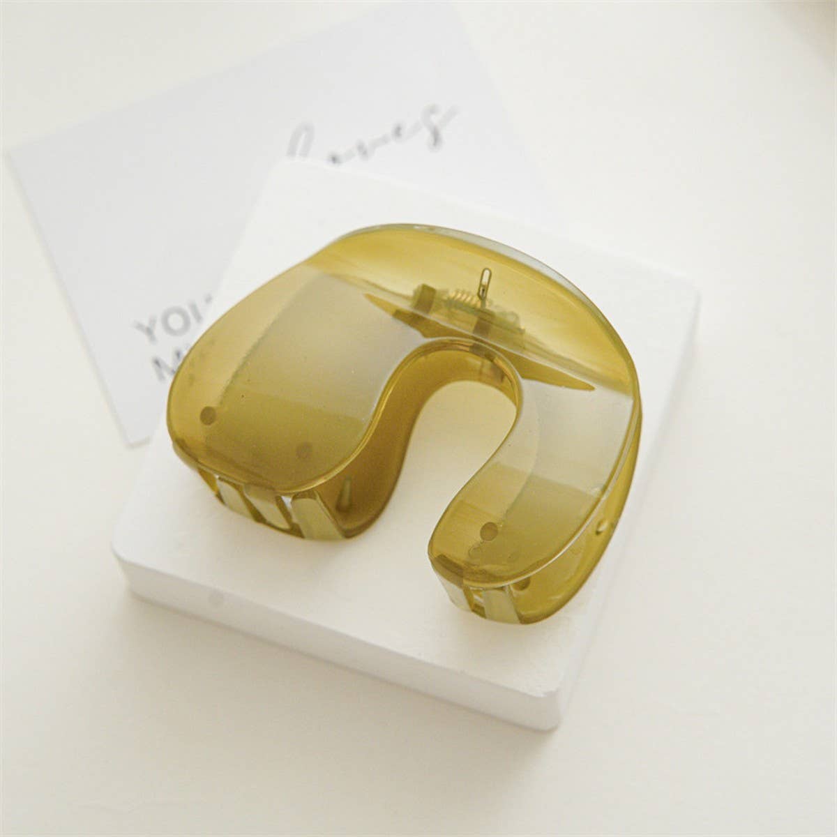 Hair Claw Clip Elegant Minimalist Design_CWAHA1960: Brown / (OS) 1