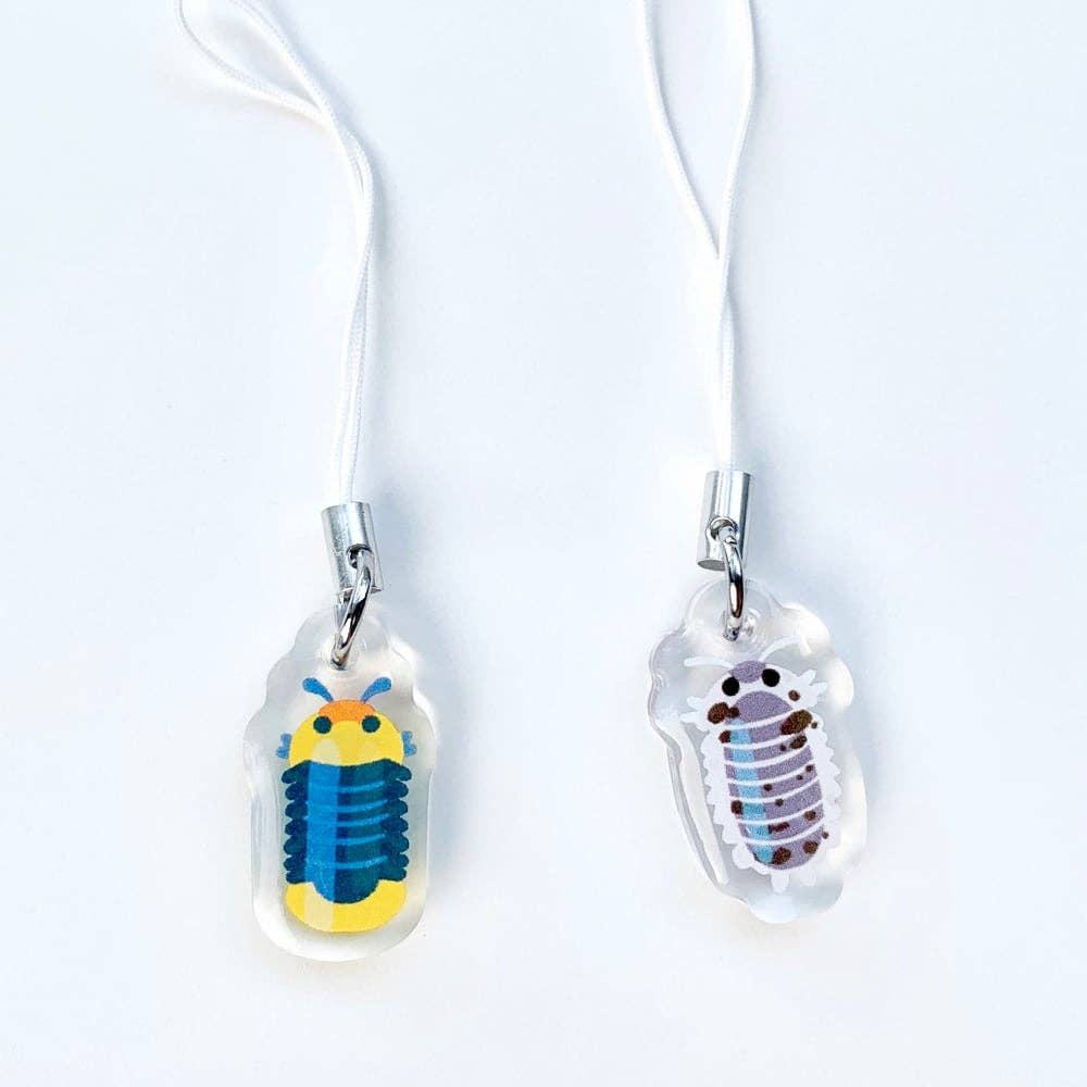 Terrarium Isopod Phone Charms