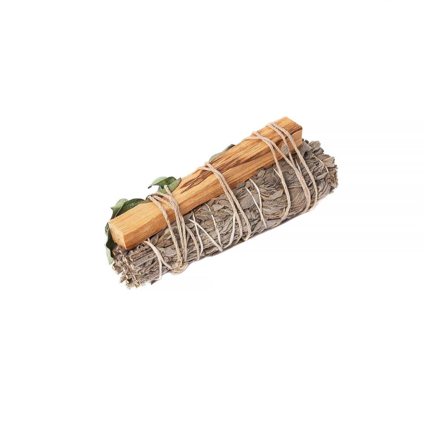 Common Sage, Eucalyptus, & Palo Santo 4" Cleansing Bundle