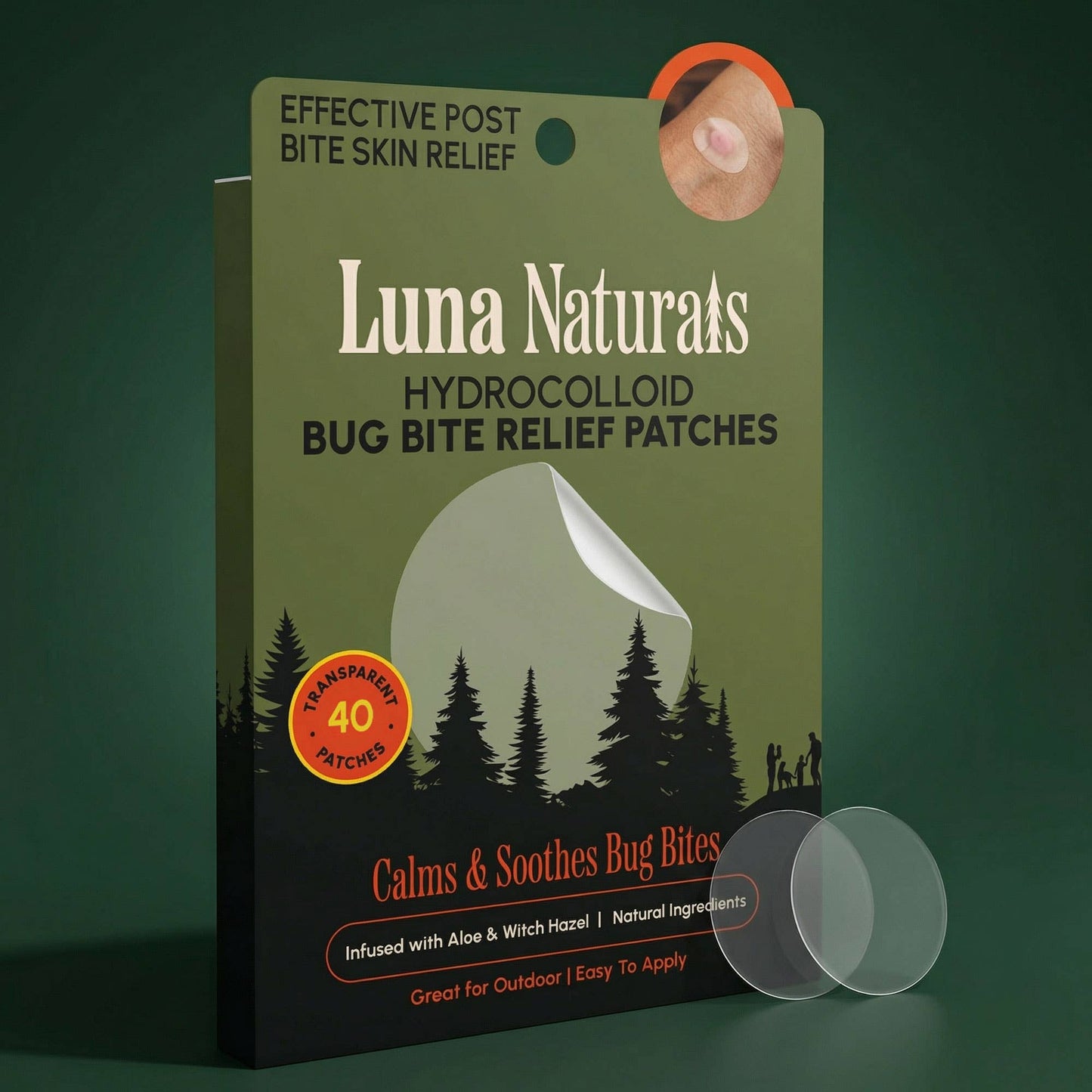 Bug Bite Patches Counter Display | Aloe & Witch Hazel | 12pk