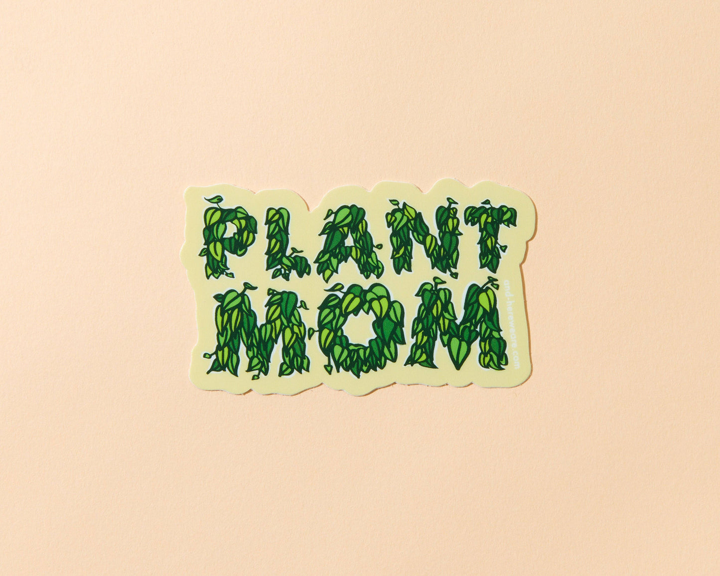 Plant Mom Vinyl Sticker - Plant Parent - Made in USA