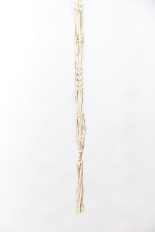 42" Cotton Woven Plant Hanger- Twisted Cord