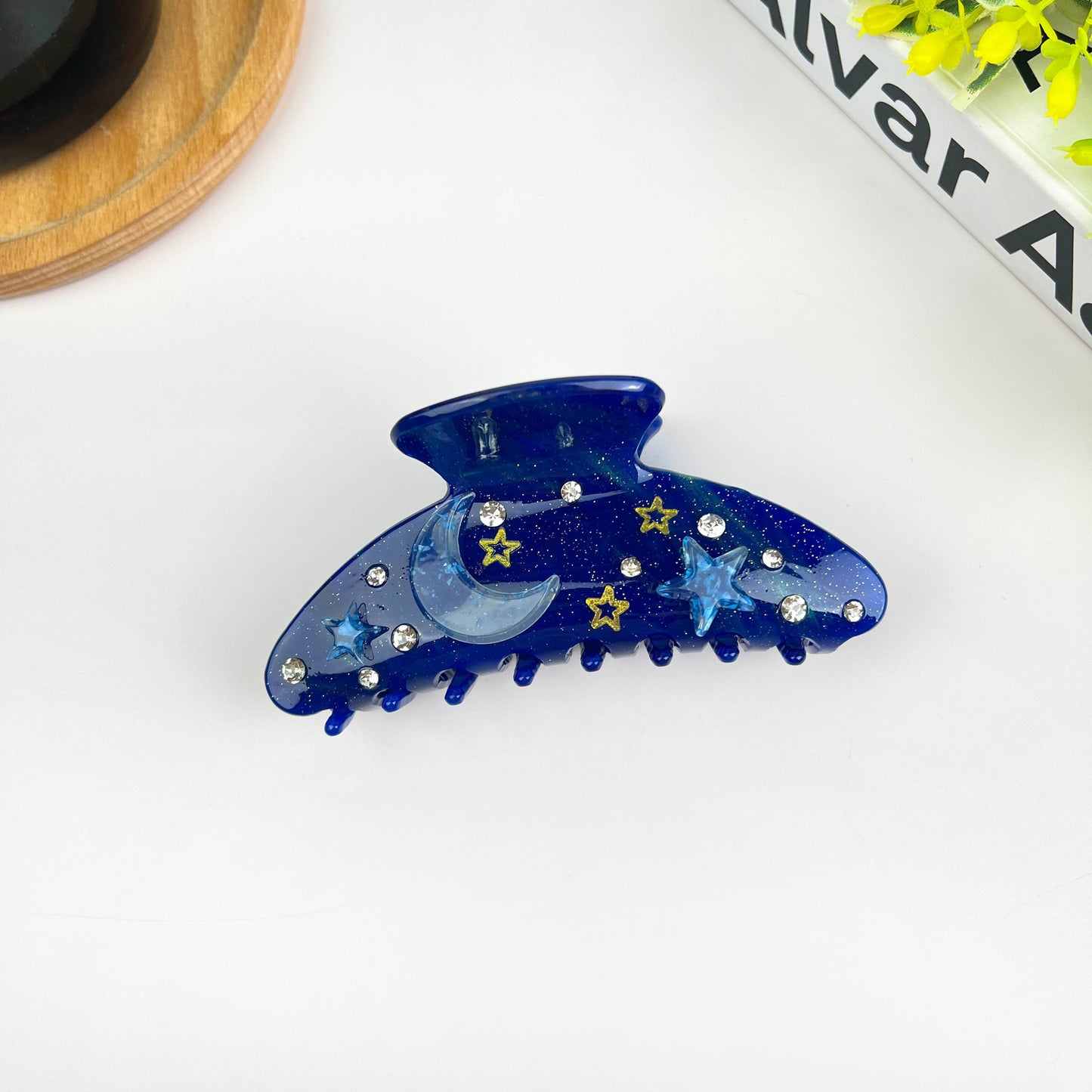 4.1'' Moon Claw Clip,Star Hair Clip