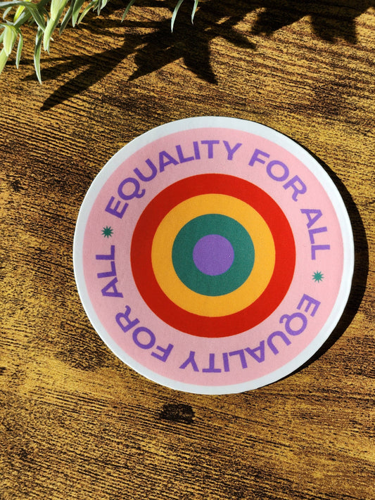 Cute pride lgbtq+ pride month stickers equality: Regular