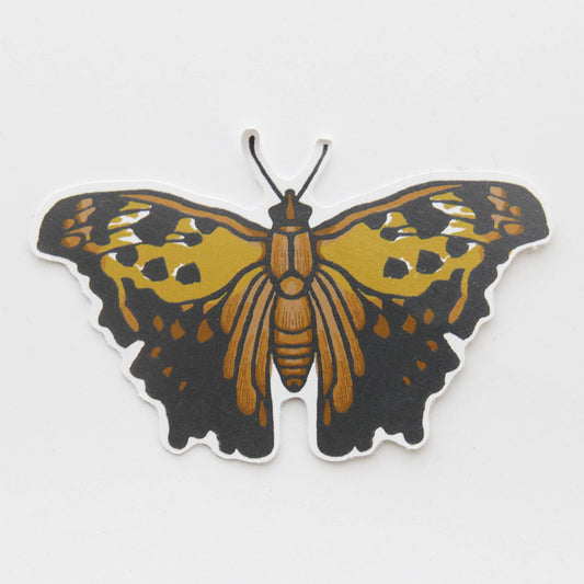Question Mark Butterfly Sticker