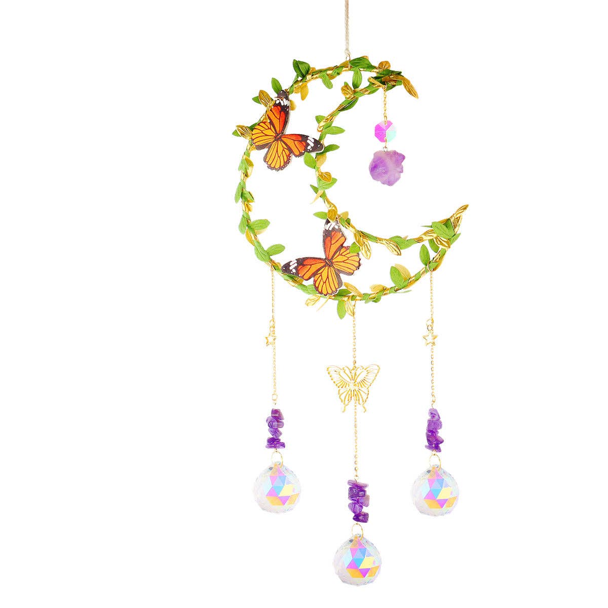 Leaves Cross Butterfly Moon Hangings DP25A913