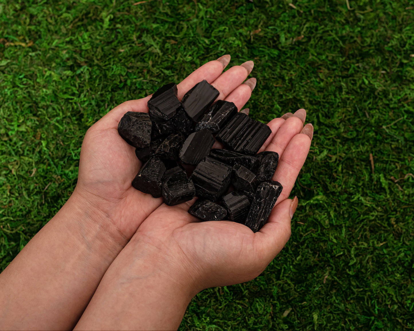 Rough Natural Black Tourmaline Crystals