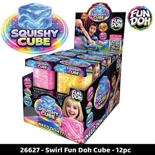 Fun Doh Swirl Squishy Cubes