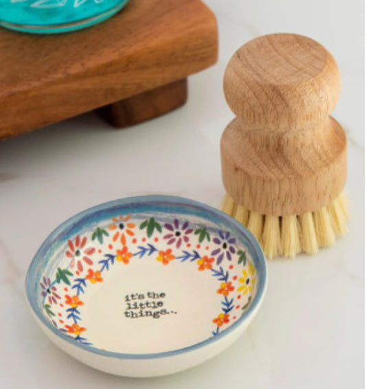 Scrub Brush and Dish