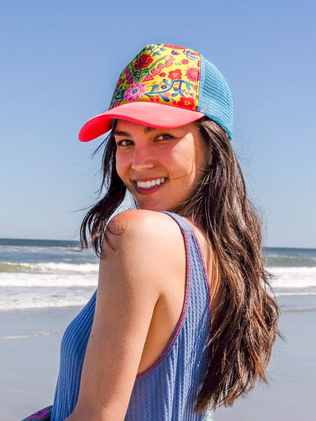 Trucker Hat- Coral