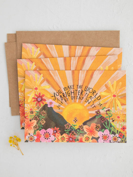 Greeting Card- Yellow