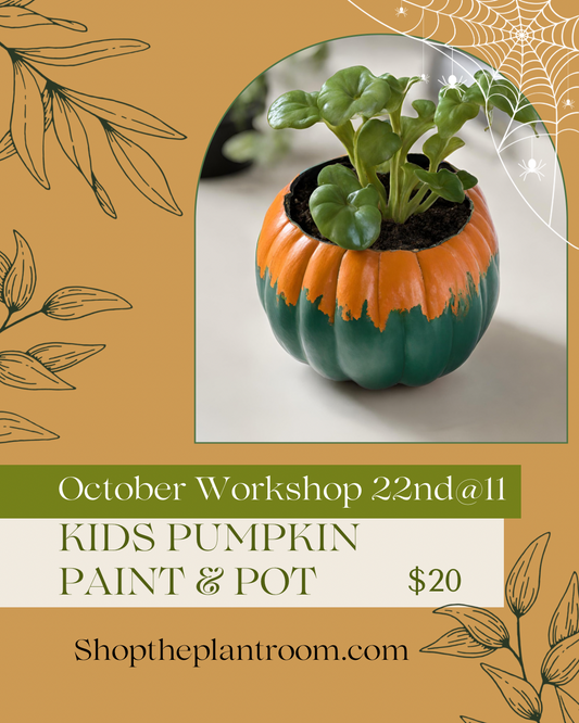 Kids Pumpkin Paint & Plant | October 22nd @11am