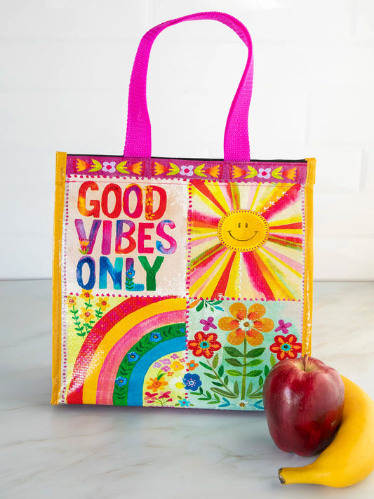 Insulated Lunch Bag- Good Vibes
