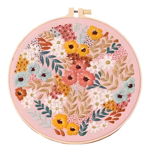 Floral Embroidery Kit