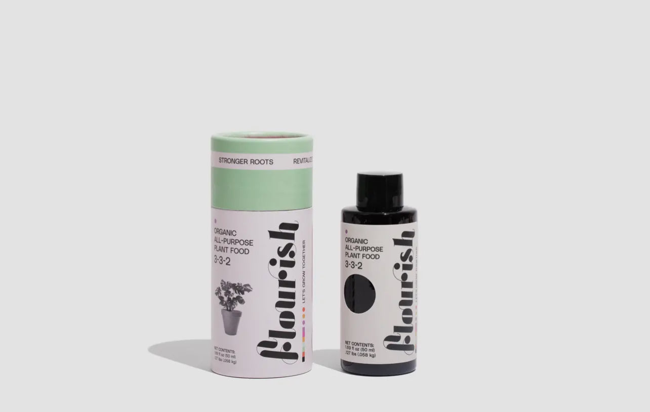 Flourish Organic Houseplant Food Concentrate 3-3-2, 1.69 oz