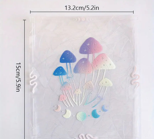 Mushroom Sun Catcher Vinyl Sticker