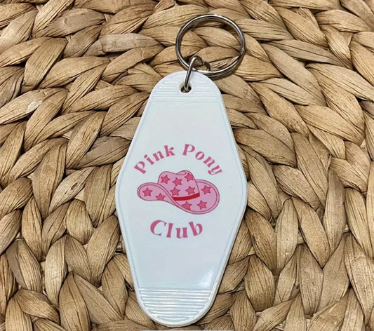 Pink Pony Club Keychain
