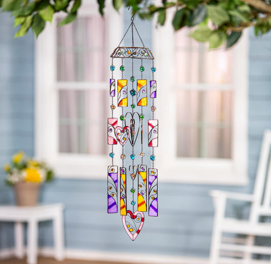 Hearts and Shapes Windchime