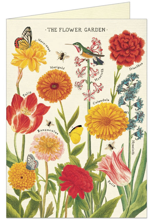 Flower Garden Single Greeting Card/Envelope