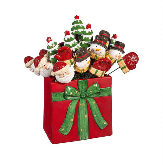 Joyful Traditions Plant Pick 7”