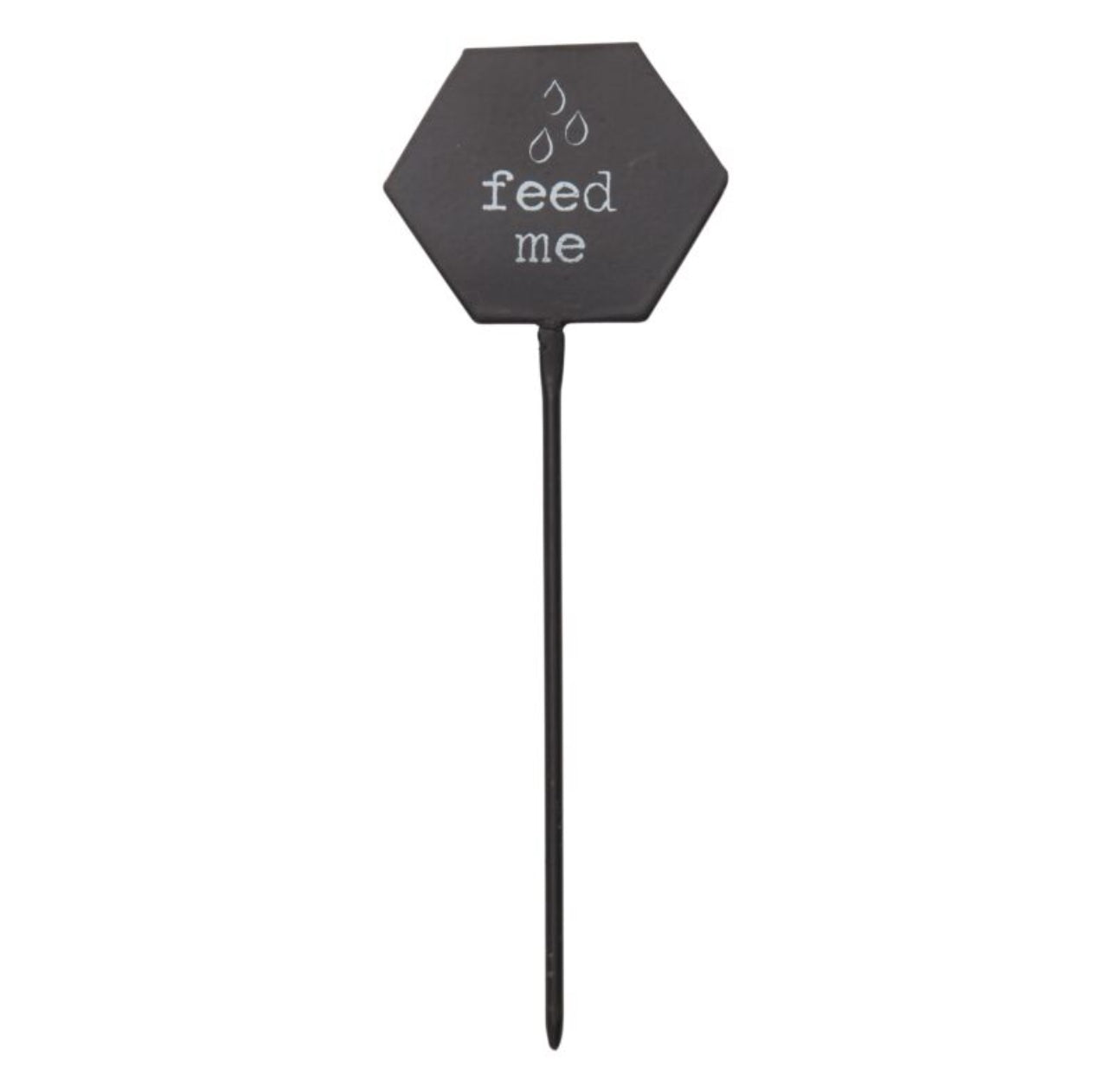 Friendly Phrases Plant Stick- Feed Me