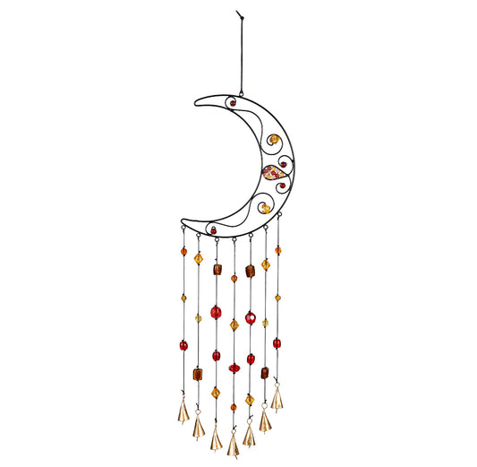 Moon Beaded Windchime