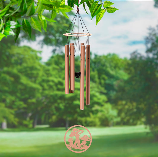 Avria Laser Cut Hand Tuned Wind Chime- Mushroom