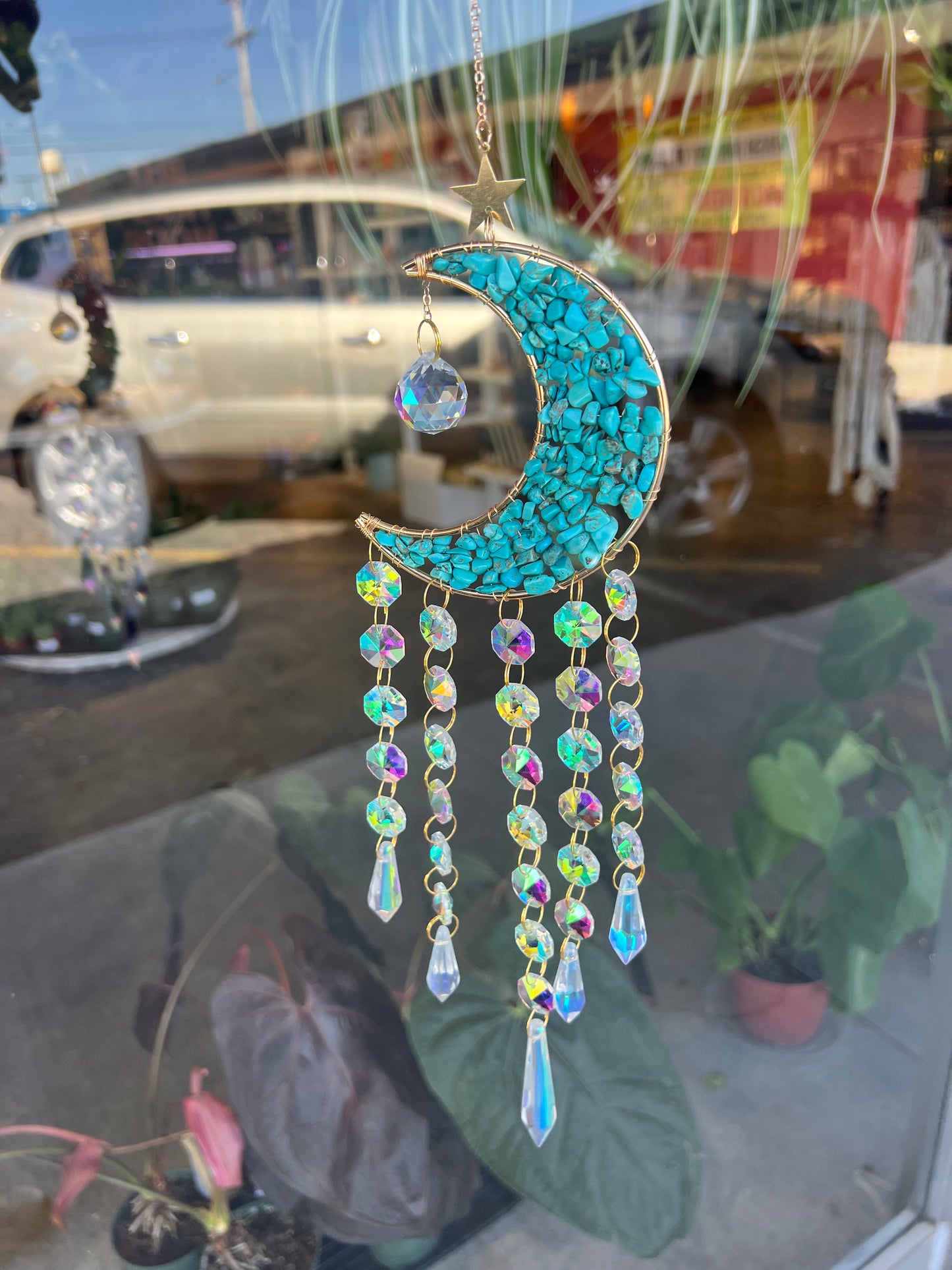 Crystal Moon Sun Catcher