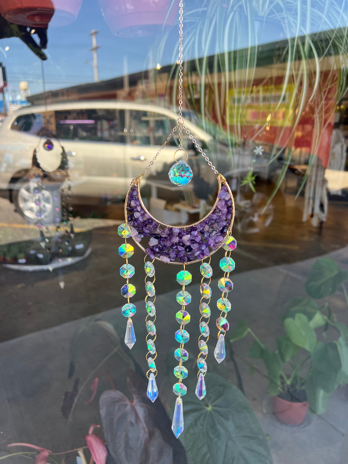 Crystal Moon Sun Catcher