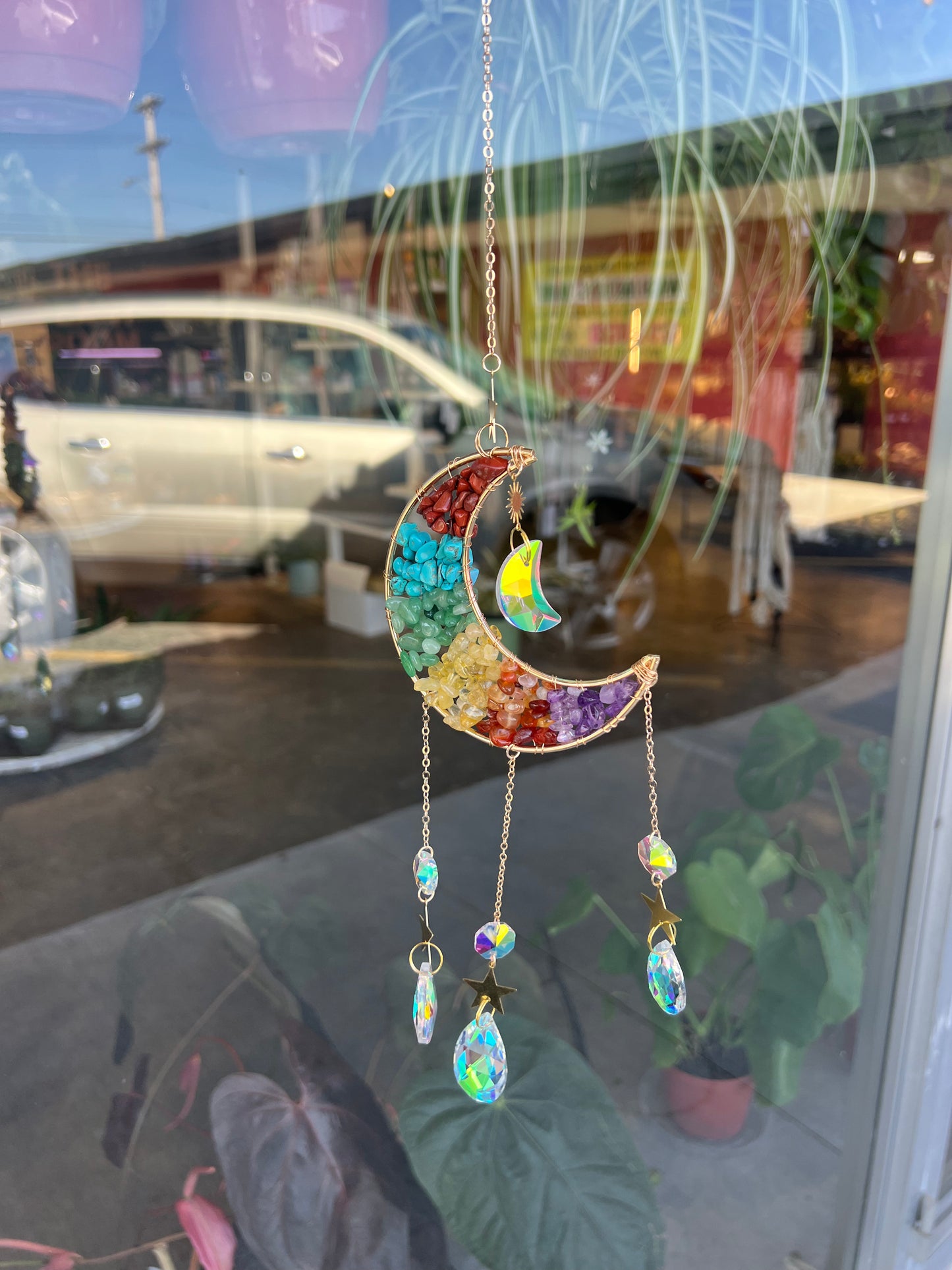 Crystal Moon Sun Catcher