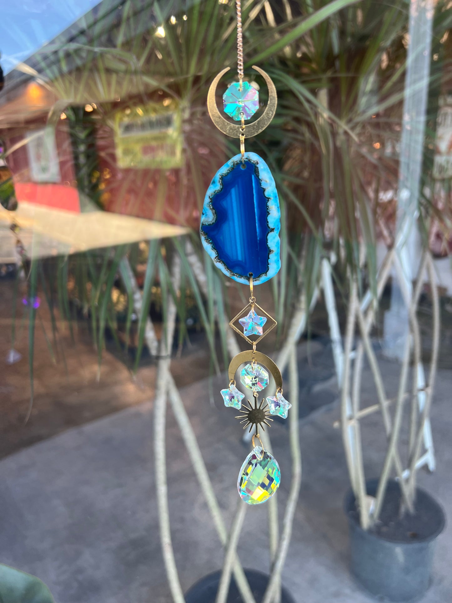 Crystal Agate Suncatcher