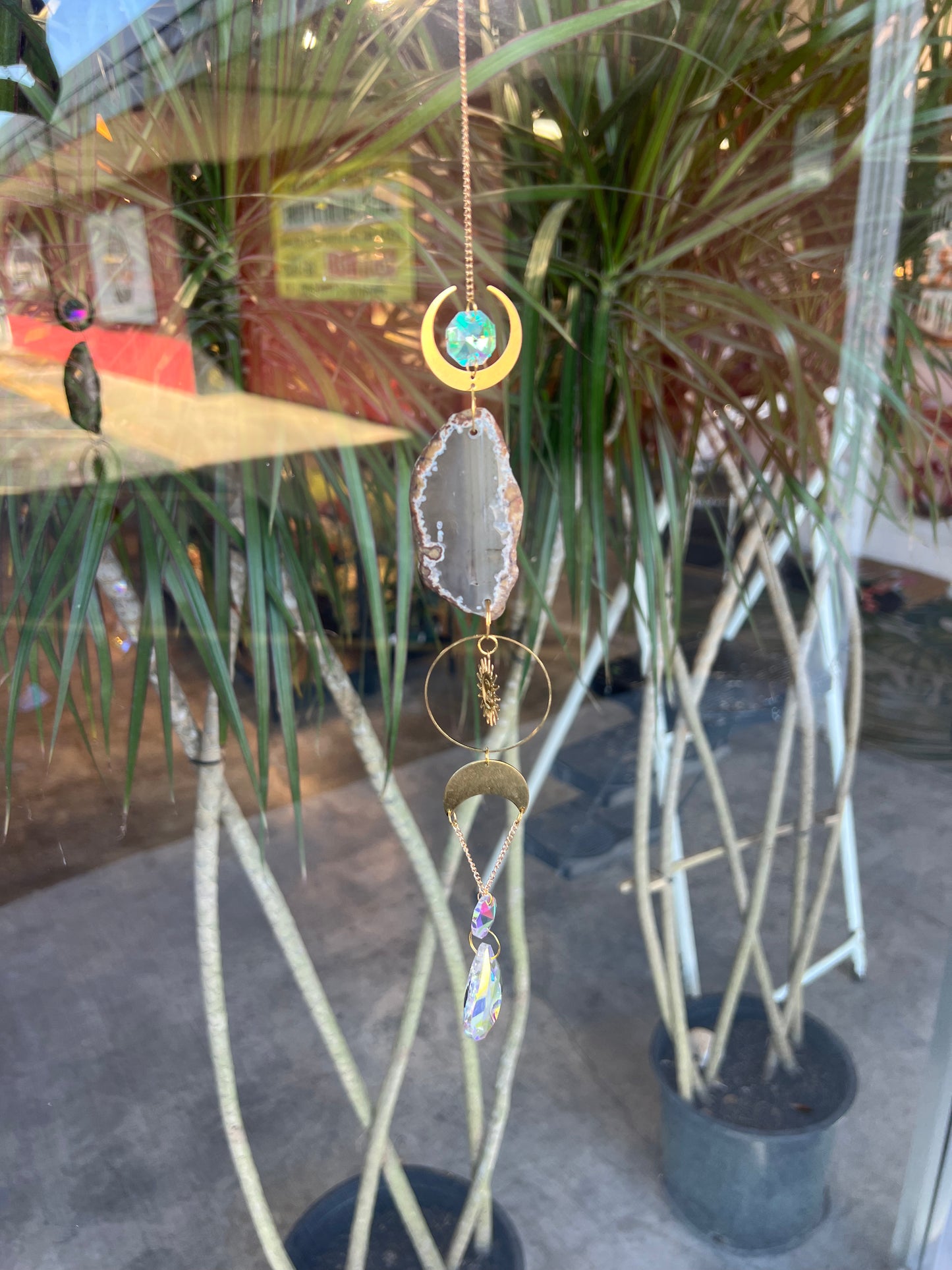 Crystal Agate Suncatcher
