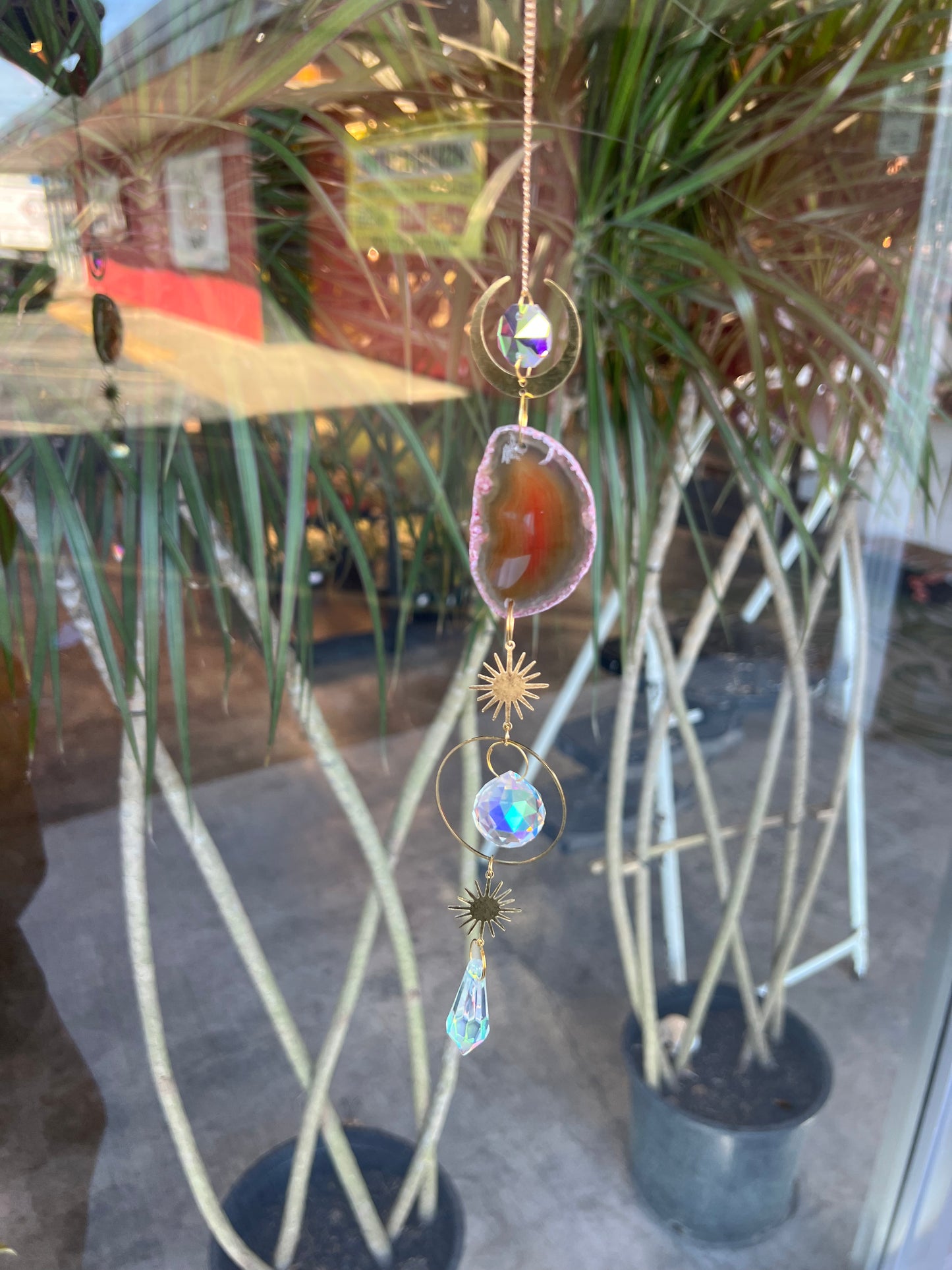 Crystal Agate Suncatcher