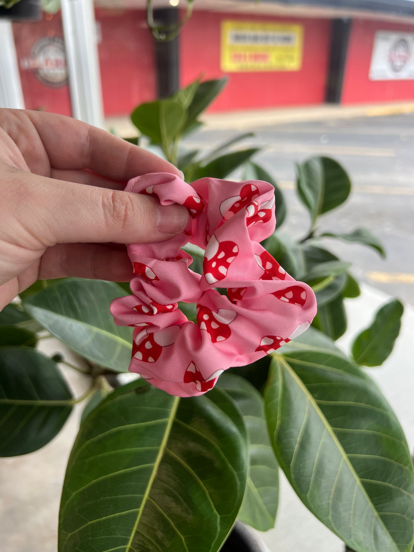 Mushroom Scrunchie