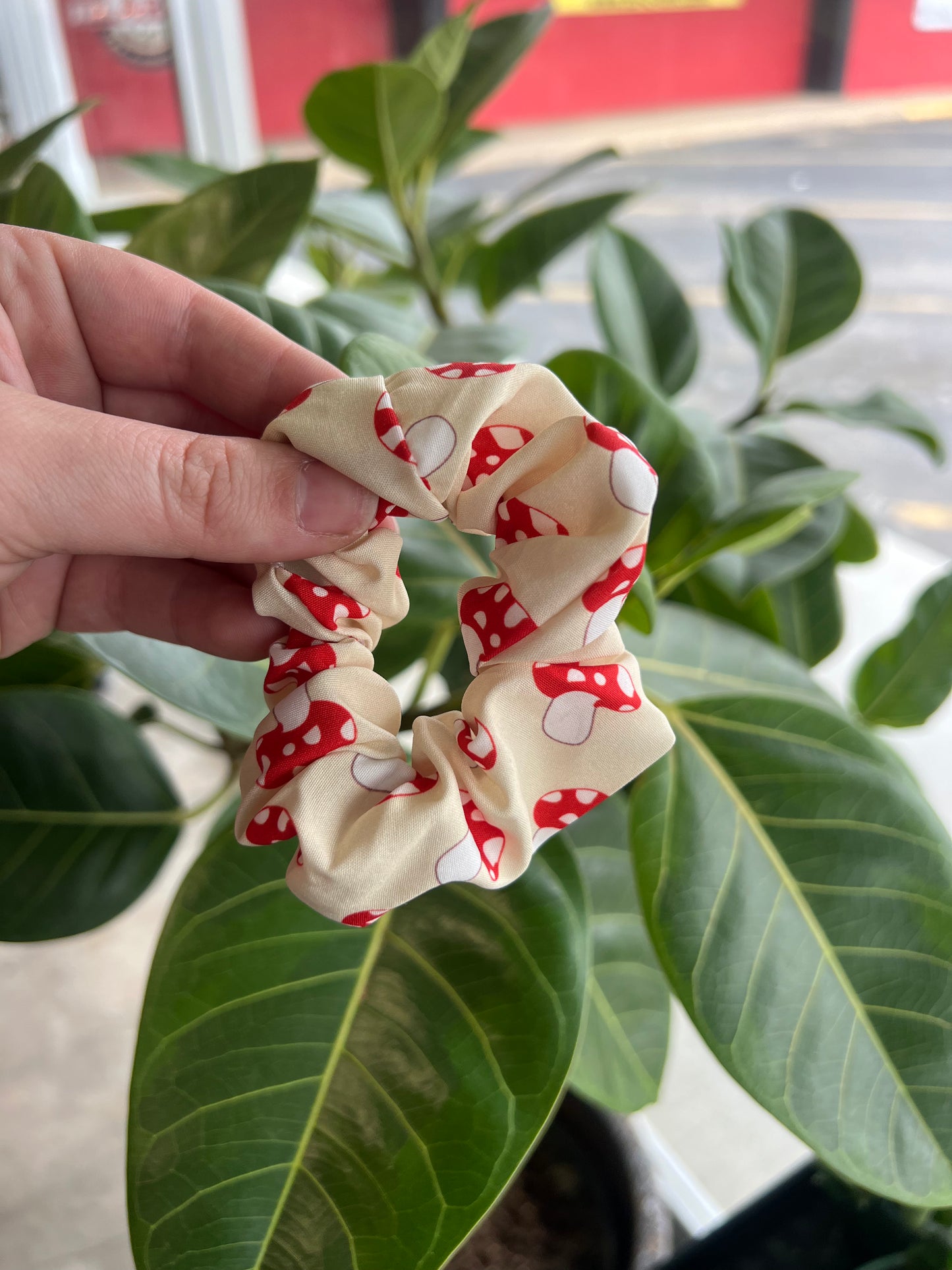 Mushroom Scrunchie