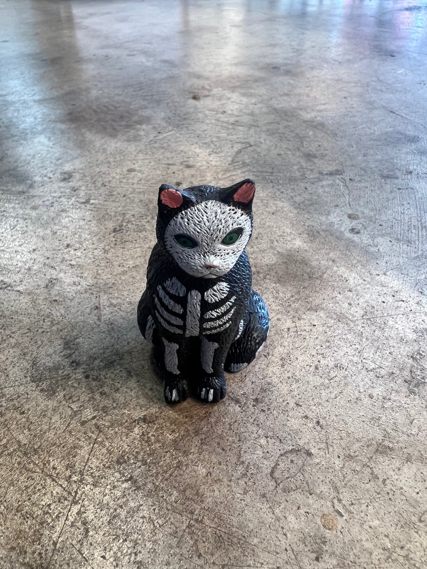 Goth Cat Figurine