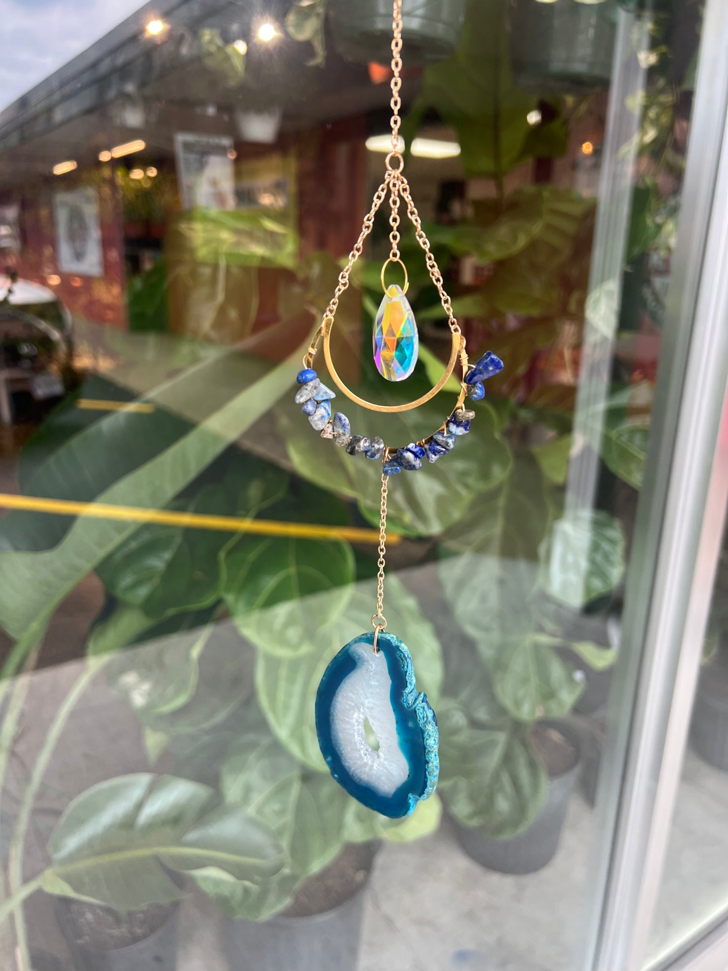 Modern Agate Suncatcher
