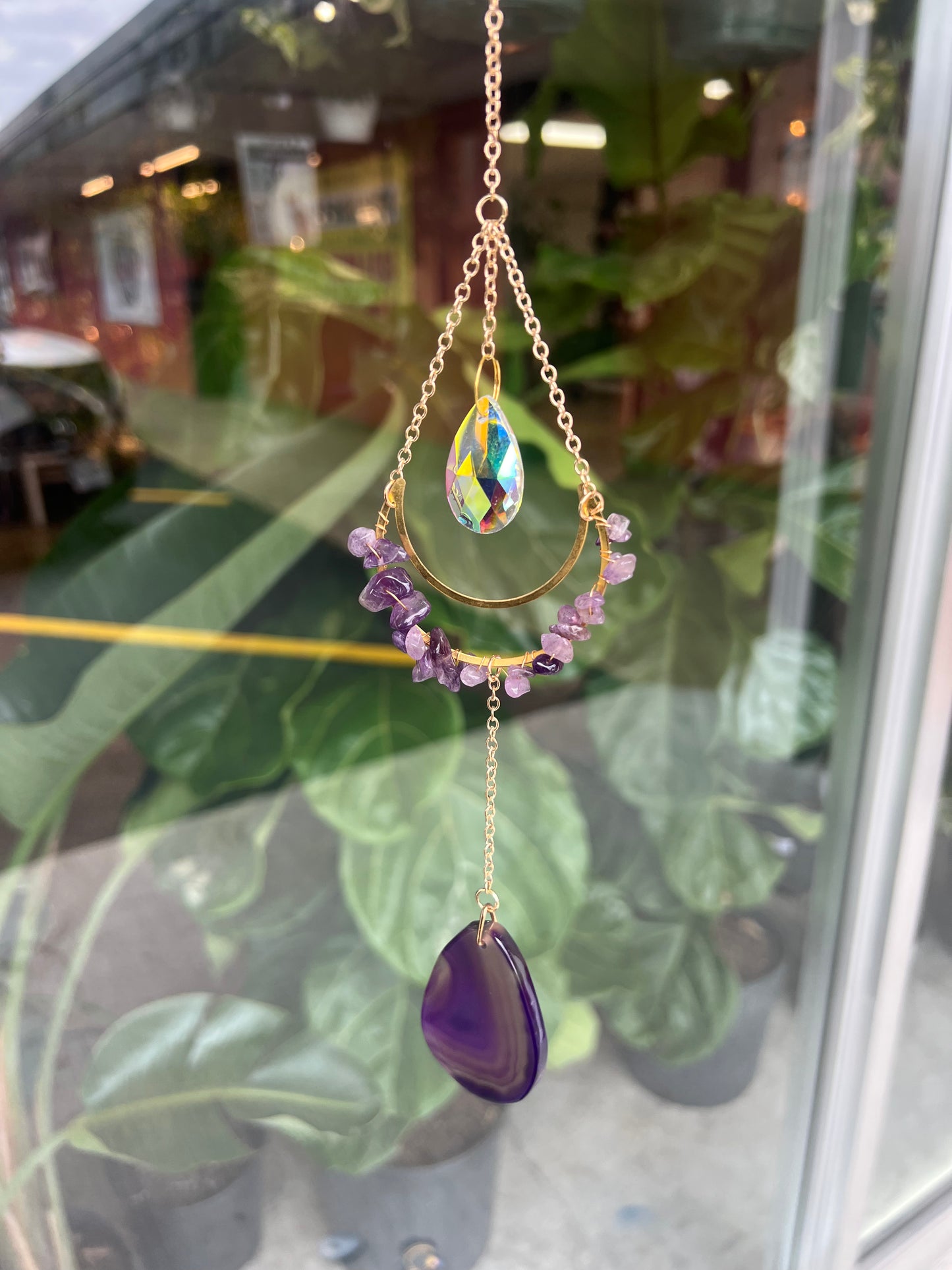 Modern Agate Suncatcher