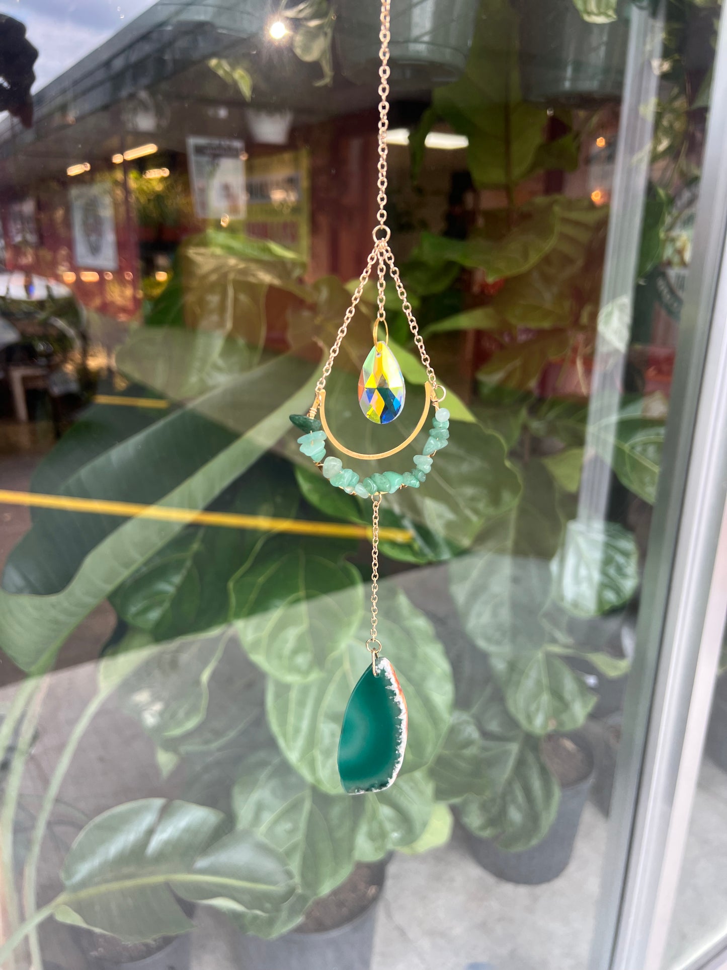 Modern Agate Suncatcher