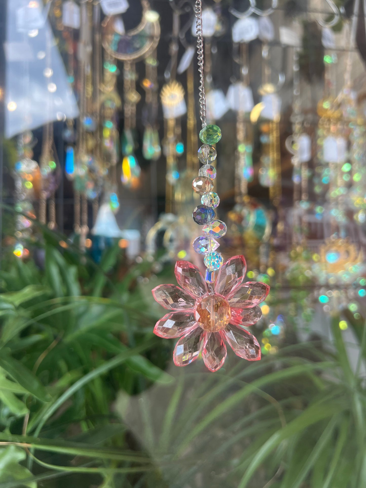 Small Flower Crystal Suncatcher