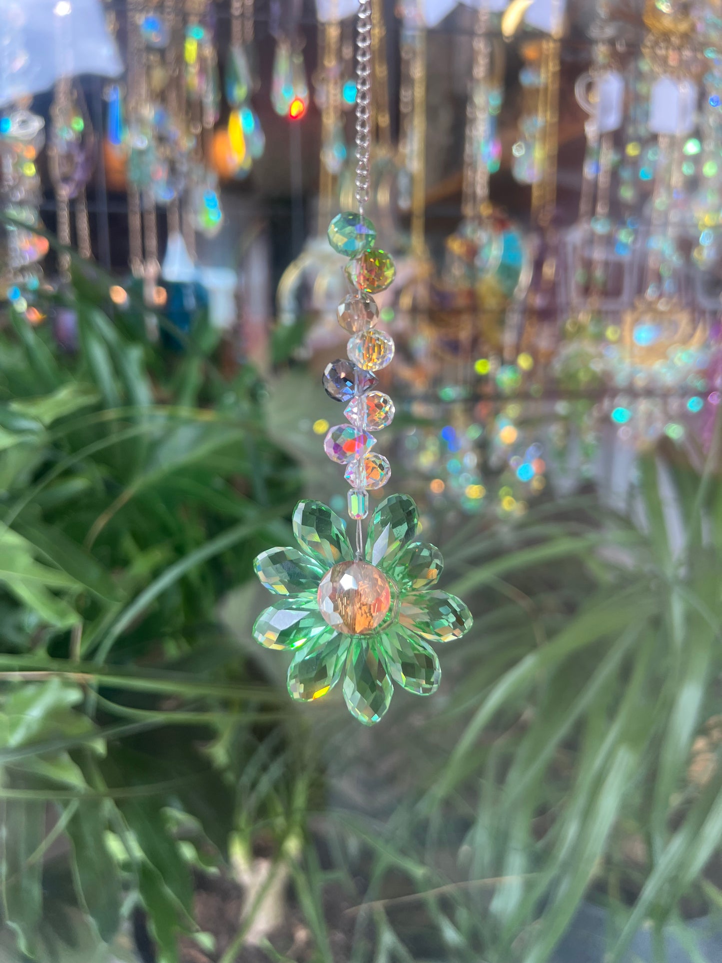 Small Flower Crystal Suncatcher