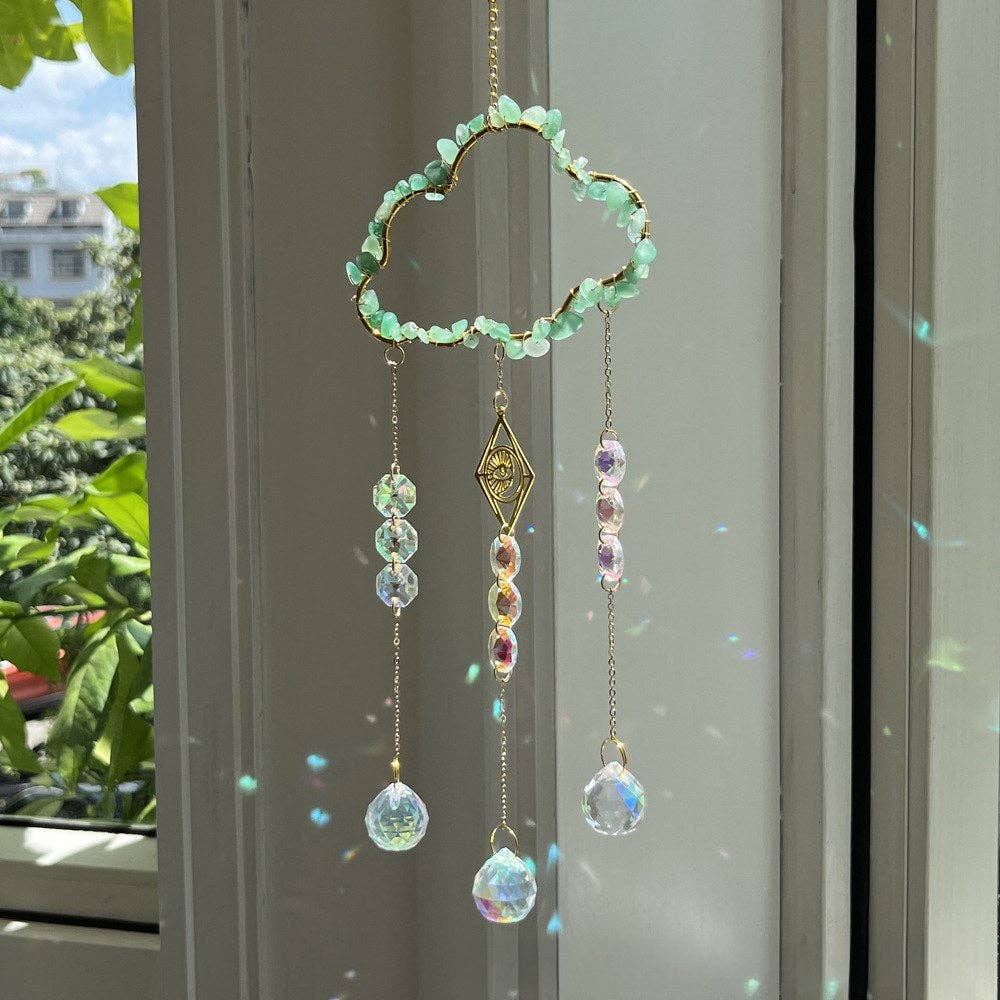 Cloud Stone Cross Crystal Home Hangings DP25A919