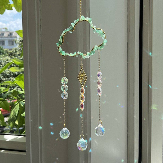 Cloud Stone Cross Crystal Home Hangings DP25A919